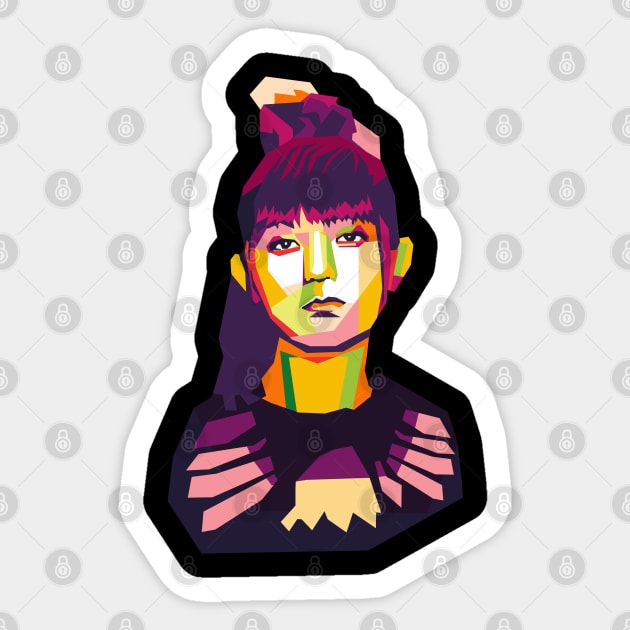 metal baby suzuka Sticker by cool pop art house